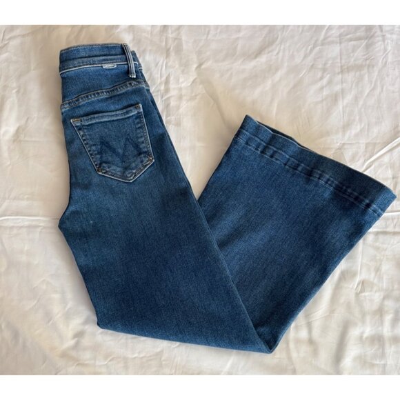 MOTHER Blue Flare & Wide Leg Jeans - Picture 13 of 16
